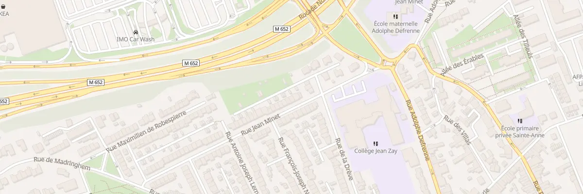 Plan du 4B Rue Jean Minet à Lille
