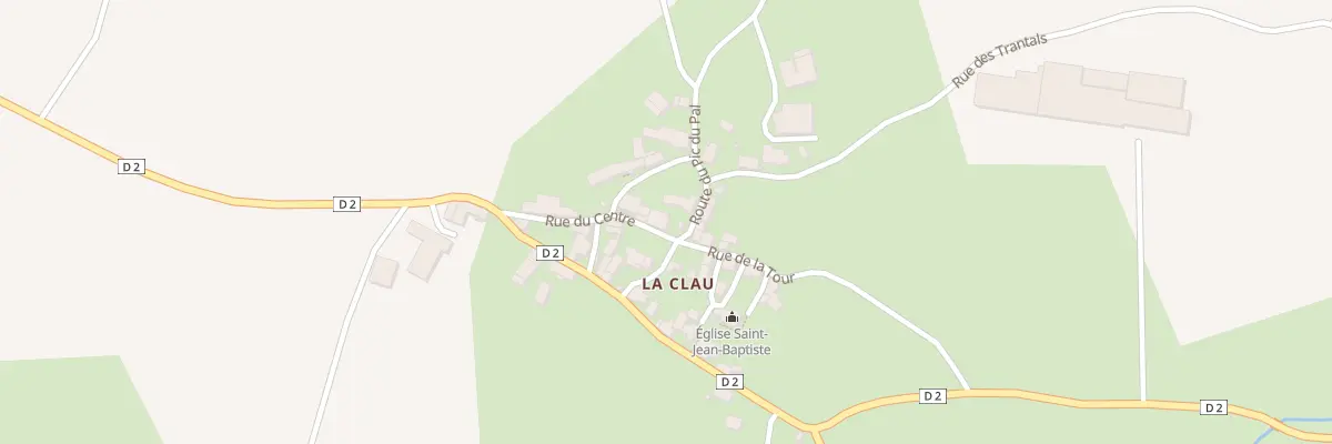 Plan du 9 Rue du Centre La Clau à Vézins-de-Lévézou