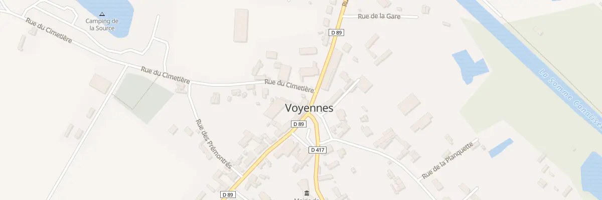 Plan du 2 Rue de Nesle à Voyennes