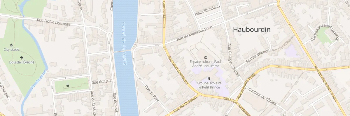 Plan du 43 Rue Léon Gambetta à Haubourdin