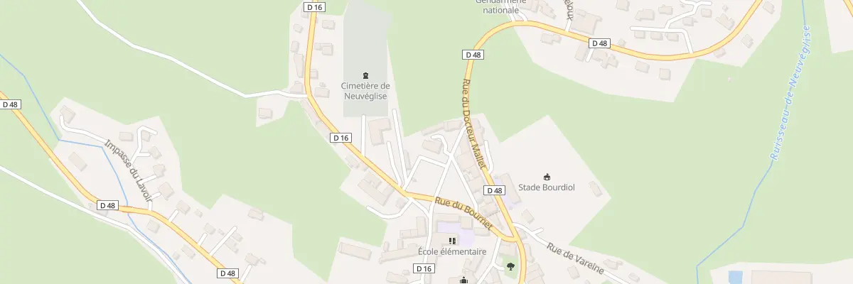 Plan du 1 Rue des Trois Leon à Neuvéglise-sur-Truyère