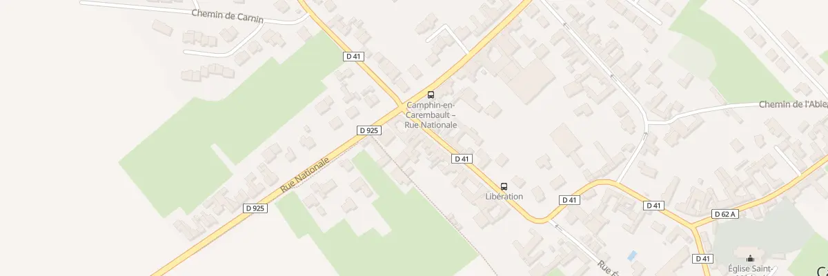 Plan du 2 Rue de la Libération à Camphin-en-Carembault