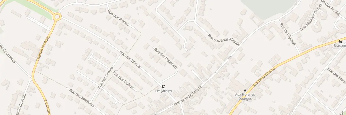 Plan du 6 Rue des Peupliers à Dourges