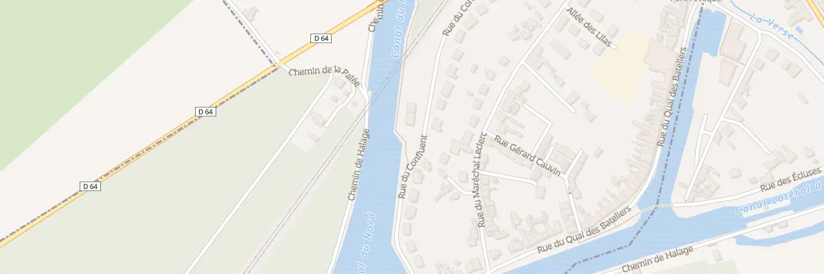 Plan du 370 Rue du Confluent à Pont-l’Évêque