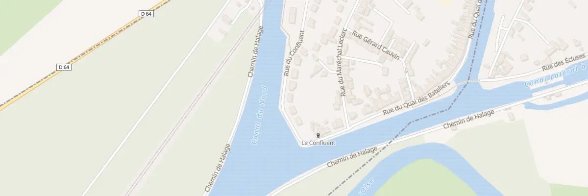 Plan du 485 Rue du Confluent à Pont-l’Évêque