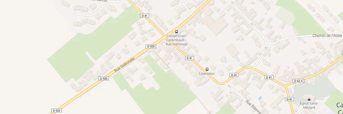 Plan du 6 Rue de la Libération à Camphin-en-Carembault