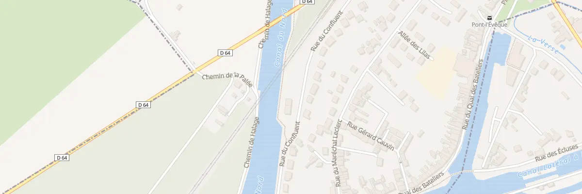 Plan du 330 Rue du Confluent à Pont-l’Évêque
