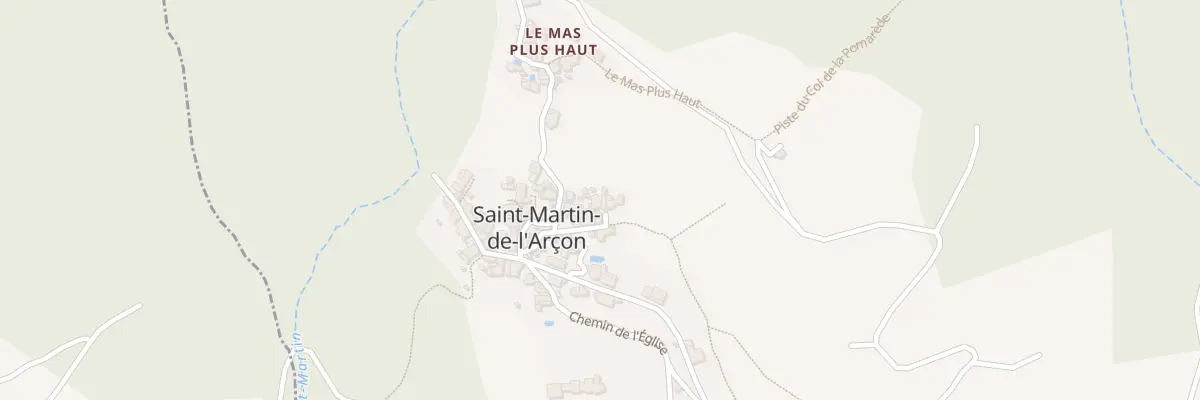 Plan du 5080 Village à Saint-Martin-de-l’Arçon