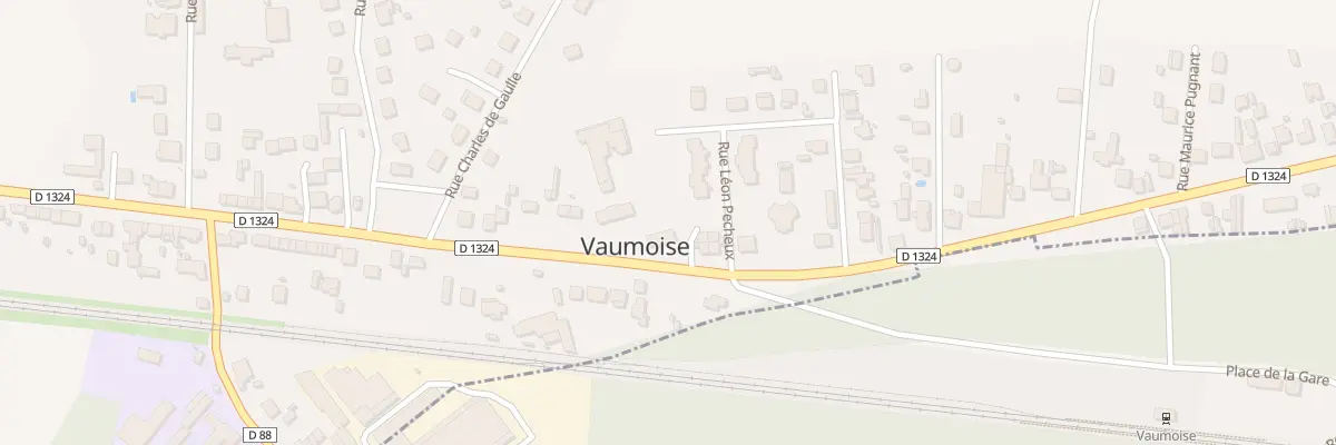 Plan du 54 Rte de Chantilly à Vaumoise