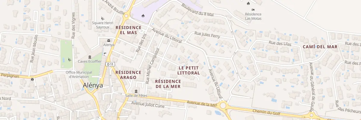 Plan du 14 Rue des Jardins à Alénya