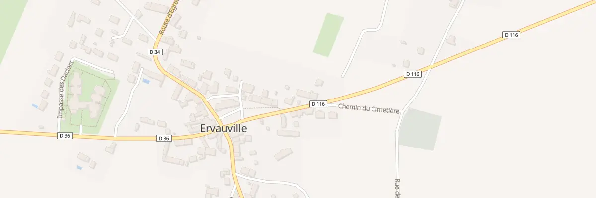 Plan du 9 Rte de Foucherolles à Ervauville