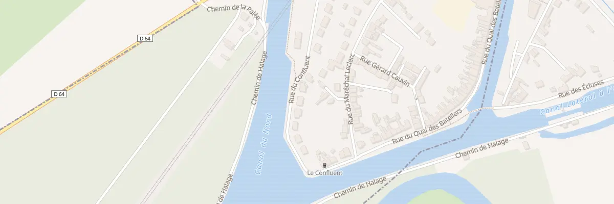 Plan du 445 Rue du Confluent à Pont-l’Évêque
