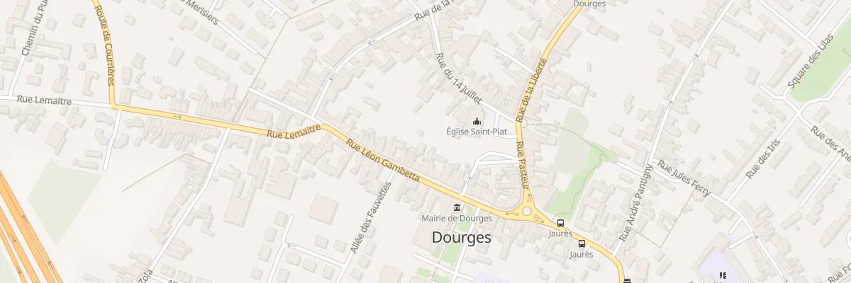 Plan du 27 Rue Léon Gambetta à Dourges