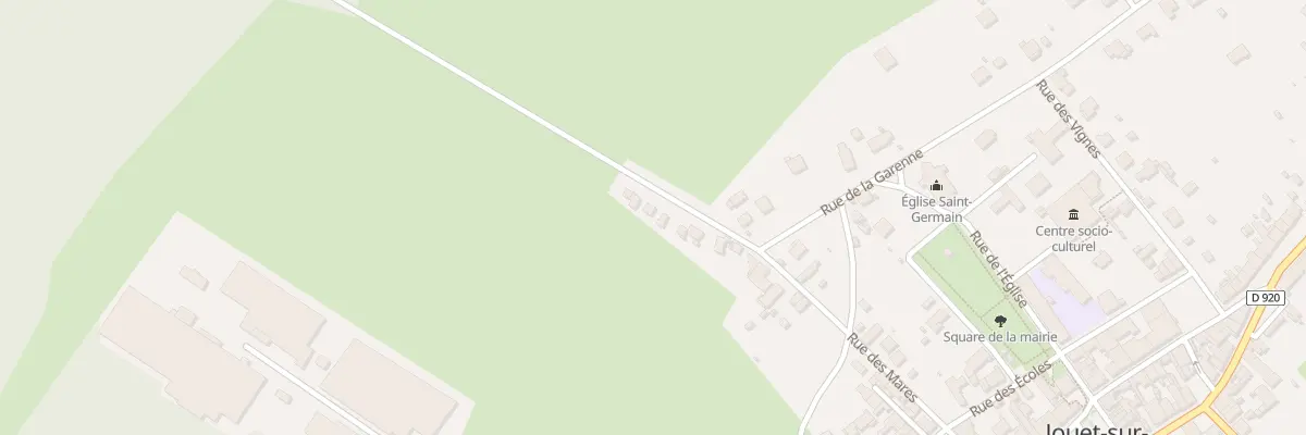 Plan du 23 Rue des Mares à Jouet-sur-l’Aubois