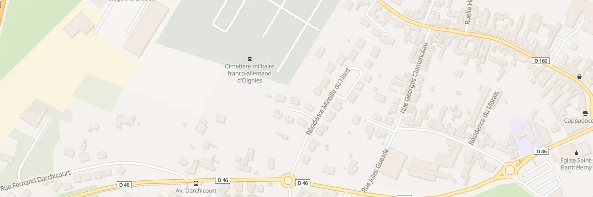 Plan du 9 Res Mireille du Nord à Oignies