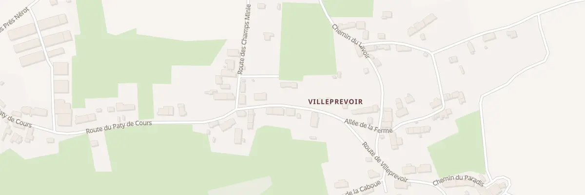 Plan du 7 Rte de Villeprevoir à Cosne-Cours-sur-Loire