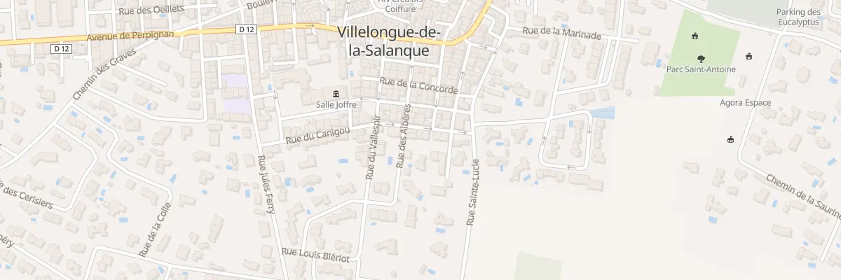 Plan du 8 Rue des Palmiers à Villelongue-de-la-Salanque