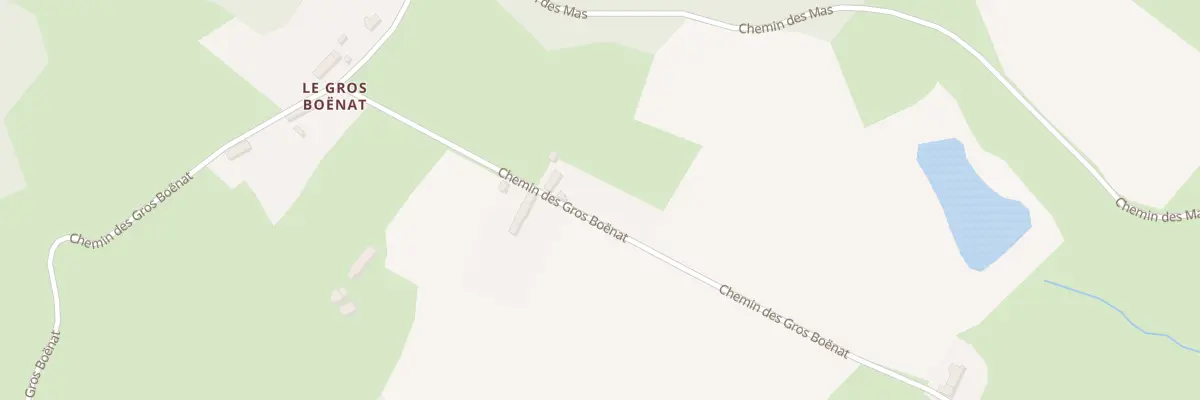 Plan du 5 Che des Gros Boenat à Lalizolle