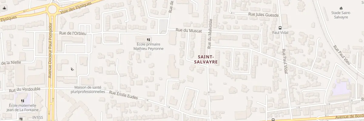 Plan du 22 Rue du Muscat à Narbonne