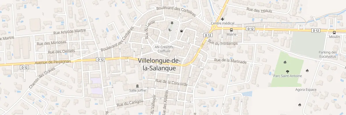 Plan du 5 Rue Arago à Villelongue-de-la-Salanque