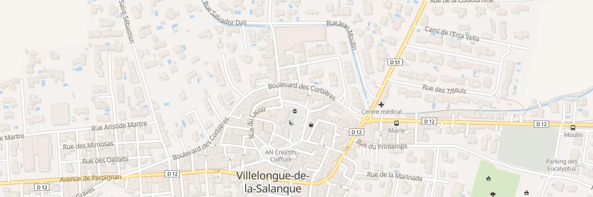Plan du 30 Rue du Presbytere à Villelongue-de-la-Salanque