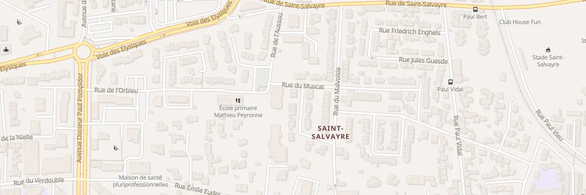 Plan du 12 Rue du Muscat à Narbonne