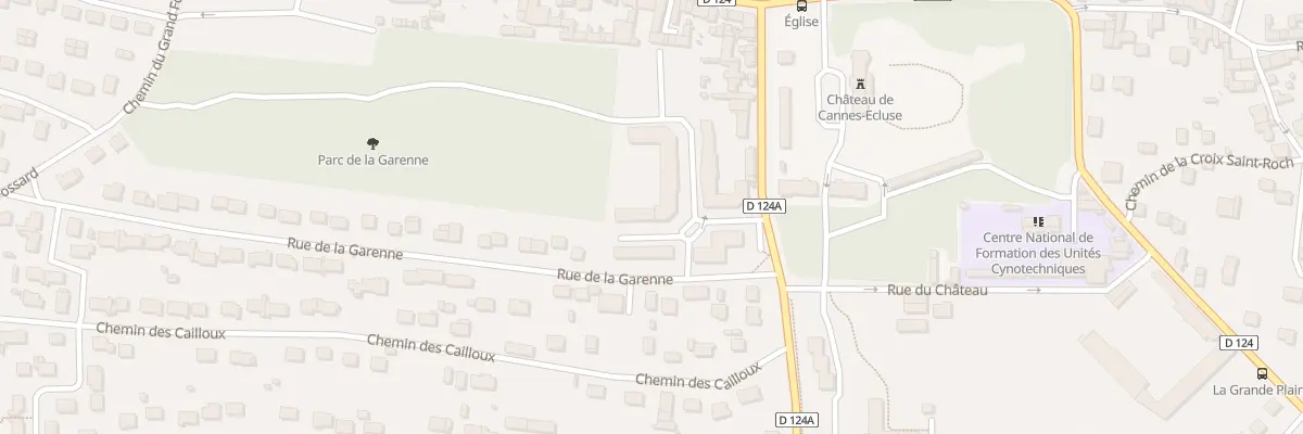 Plan du 6 Rue de la Glacière à Cannes-Écluse