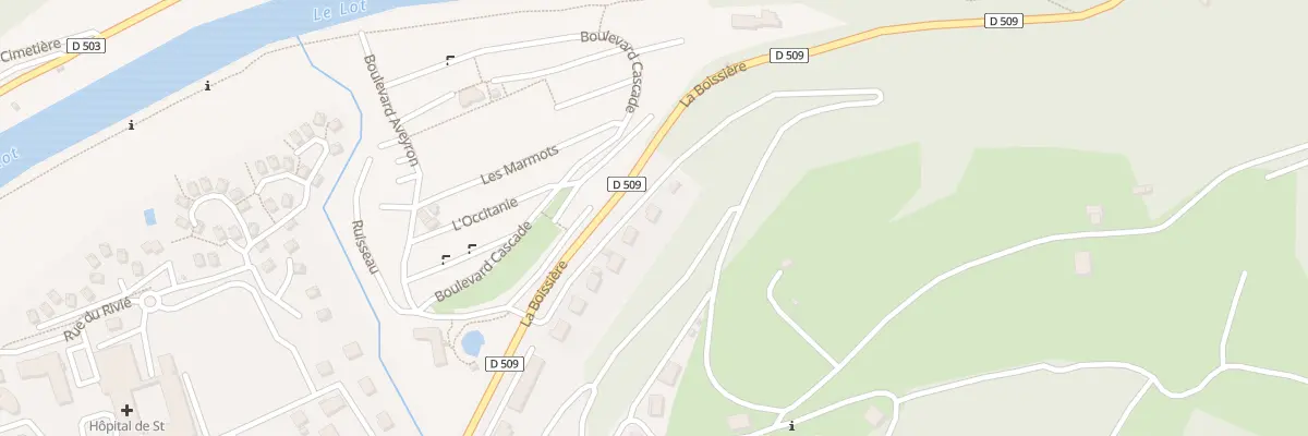 Plan du 5972 La Boissiere à Saint Geniez d’Olt et d’Aubrac