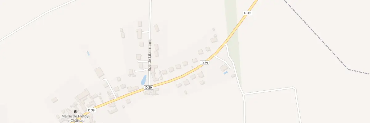 Plan du 291 Rue Albin Cadet à Frétoy-le-Château