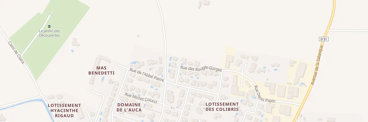 Plan du 8 Des Rouges Gorges à Villelongue-de-la-Salanque