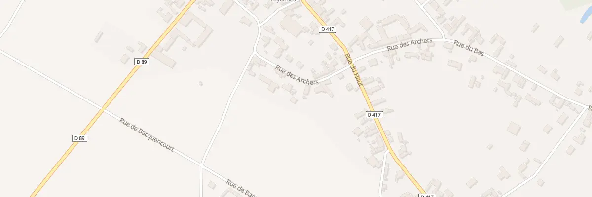 Plan du 16 Rue des Archers à Voyennes
