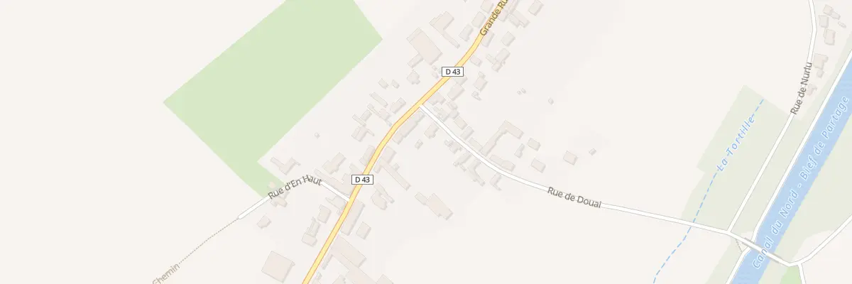 Plan du 4 Rue de Douai à Étricourt-Manancourt