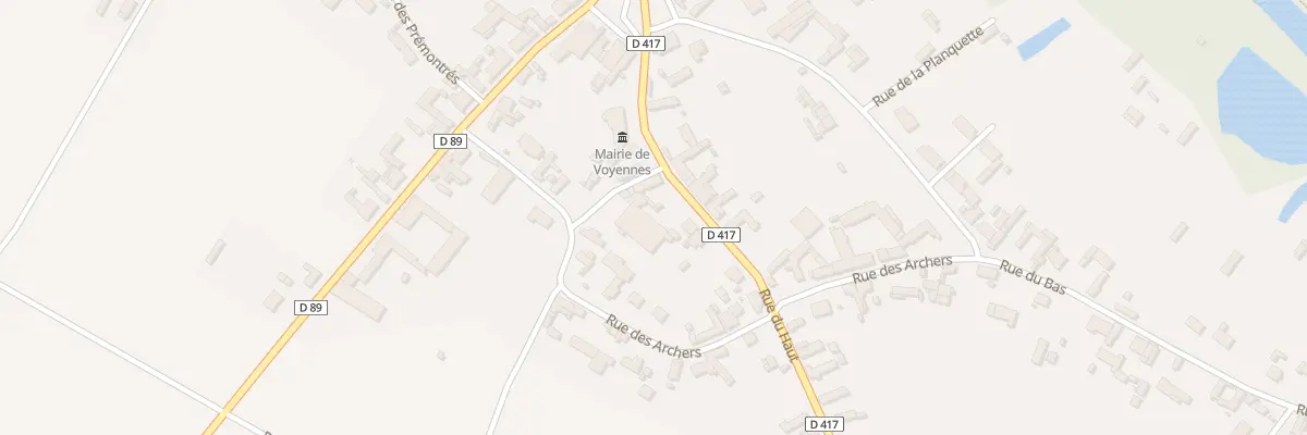 Plan du 14 Rue du Haut à Voyennes