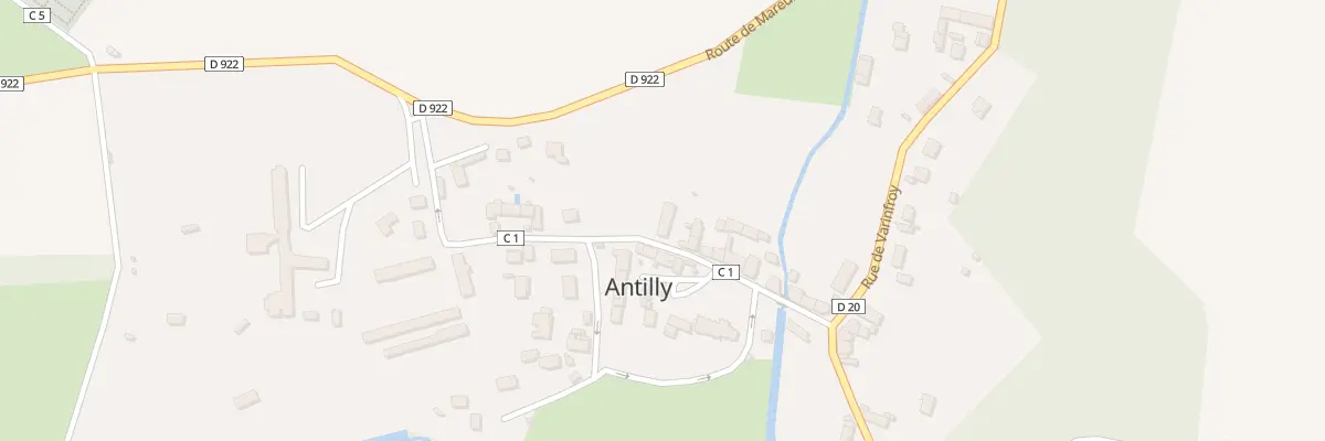 Plan du 11 Rue du Château à Antilly