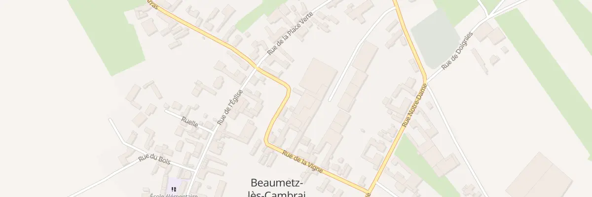 Plan du 1 Rue de la Vigne à Beaumetz-lès-Cambrai