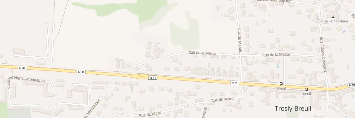 Plan du 12 Rue de la Messe à Trosly-Breuil