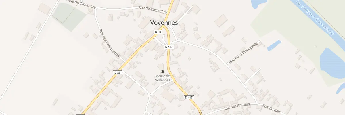 Plan du 3 Rue du Haut à Voyennes