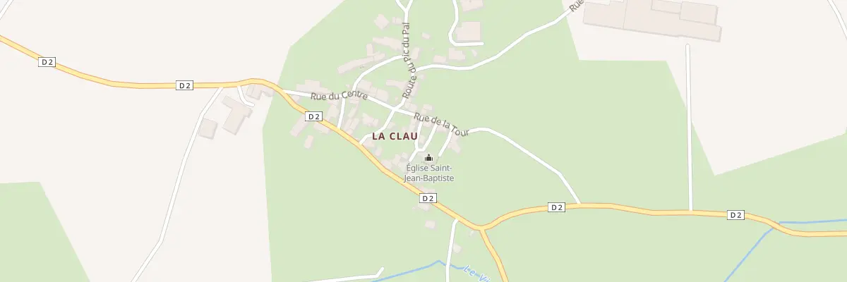 Plan du 2 Rue des Ecoliers La Clau à Vézins-de-Lévézou