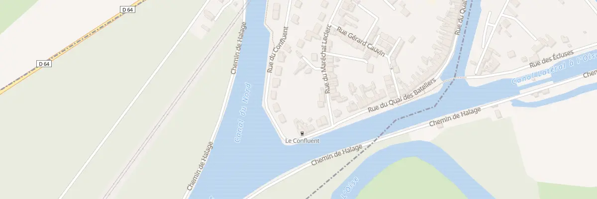 Plan du 538 Rue du Maréchal Leclerc à Pont-l’Évêque