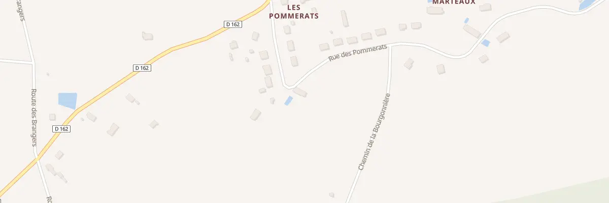 Plan du 156 Rue des Pommerats à Triguères