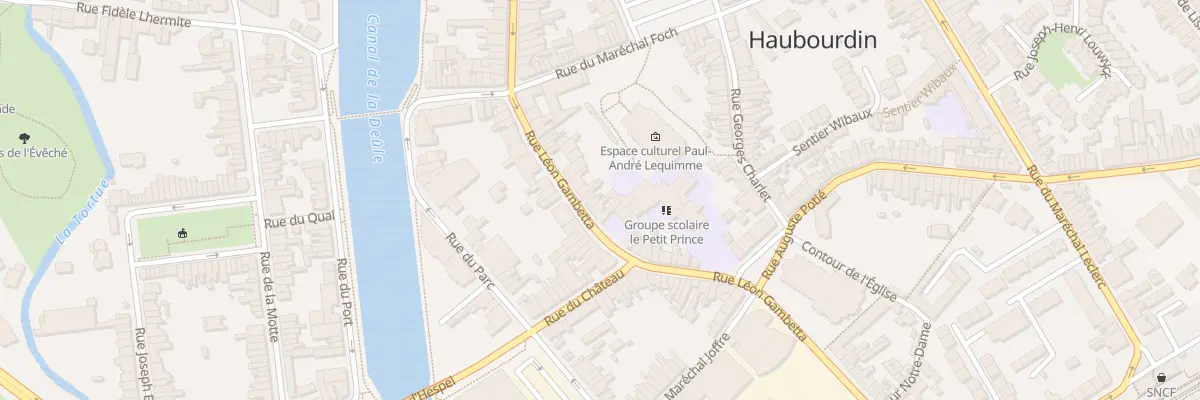 Plan du 63 Rue Léon Gambetta à Haubourdin
