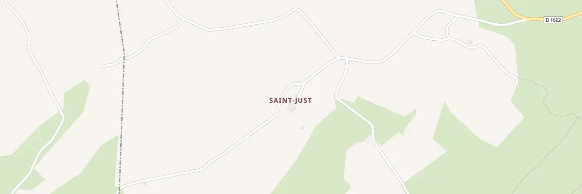 Plan du 1 Saint Just à Creissan