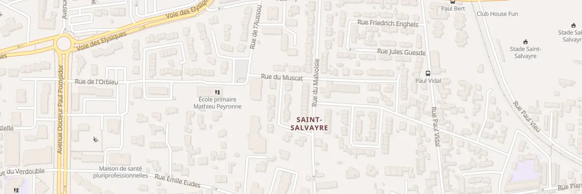 Plan du 5 Rue du Muscat à Narbonne