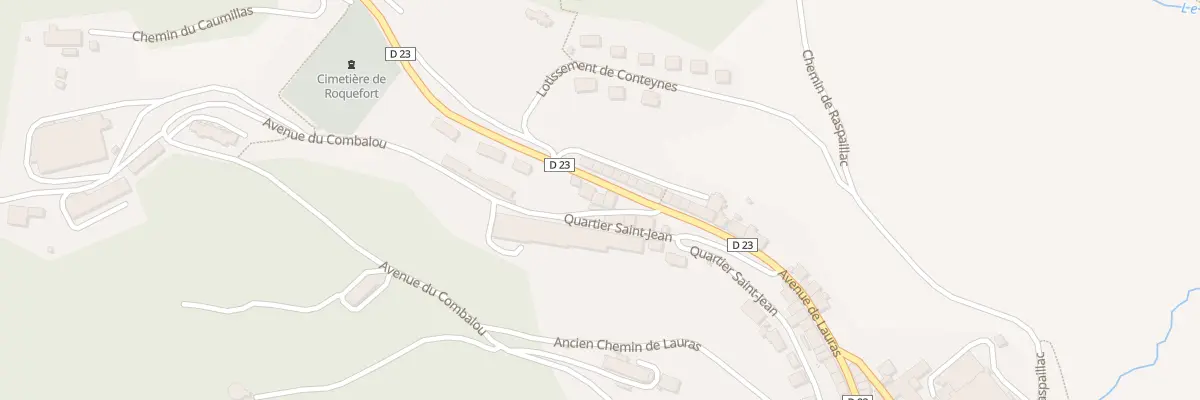 Plan du 41 Av de Lauras à Roquefort-sur-Soulzon