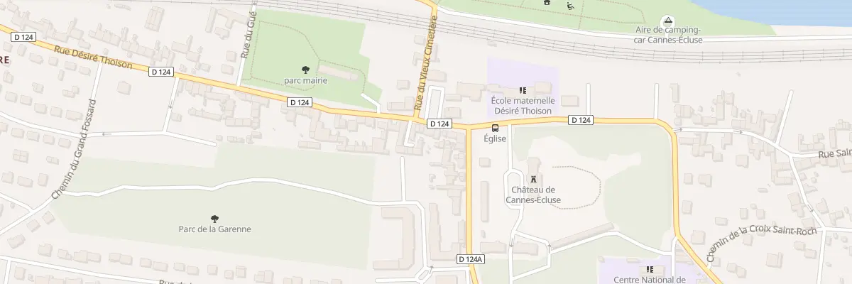 Plan du 98 Rue Désiré Thoison à Cannes-Écluse
