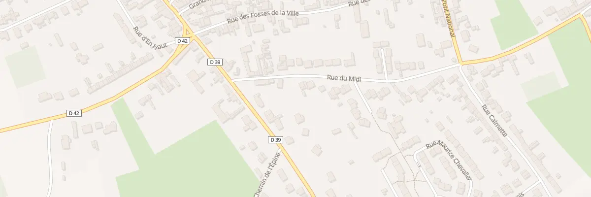 Plan du 4B Rue du Midi à Vitry-en-Artois