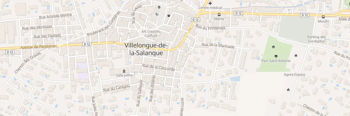 Plan du 7 Rue Victor Hugo à Villelongue-de-la-Salanque