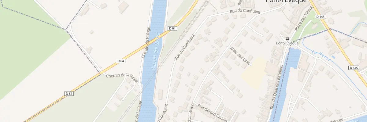 Plan du 241 Rue du Confluent à Pont-l’Évêque