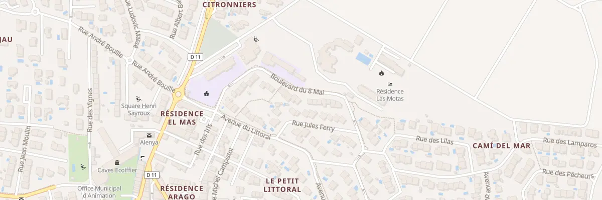 Plan du 16 Bd du 8 Mai à Alénya