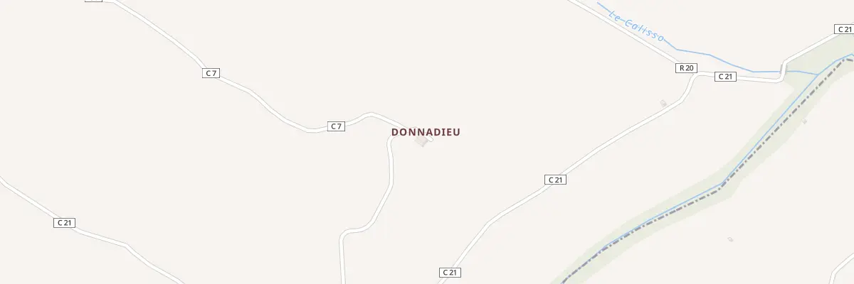 Plan de Serre de la Mate à Berlou